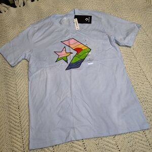 Converse Light Blue Graphic T-Shirt